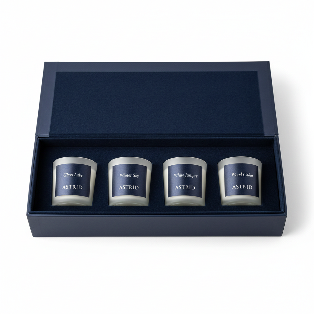 ASTRID Signature Collection Gift Box - Clean Silver Foil